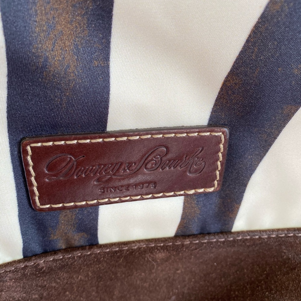 Dooney & Bourke Zebra Print Tote in Black, White & Brown - Picture 2 of 15